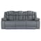 Global Furniture Usa U7068 GREY 10 POWER RECLINING SOFA/POWER CONSOLE RECLINING LOVESEAT WITH LED 6430 - alternate 2